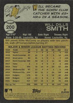 2022 Topps Heritage #200 Will Smith Back