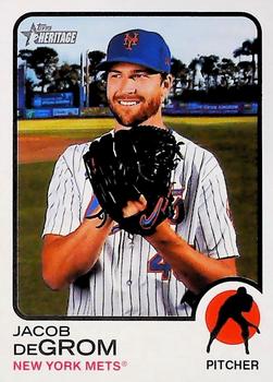 2022 Topps Heritage #250 Jacob deGrom Front