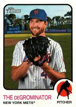 2022 Topps Heritage #250 Jacob deGrom Front