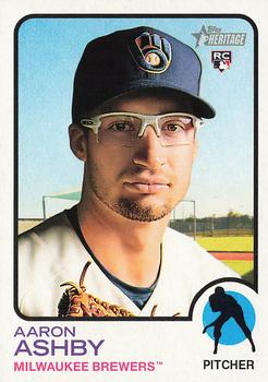 2022 Topps Heritage #485 Aaron Ashby Front