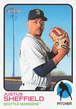 2022 Topps Heritage #556 Justus Sheffield Front