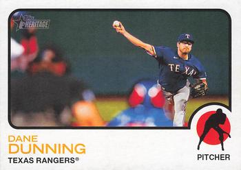 2022 Topps Heritage #596 Dane Dunning Front