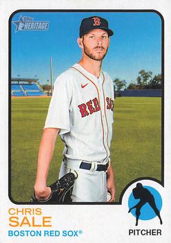 2022 Topps Heritage #637 Chris Sale Front