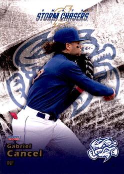 2021 Choice Omaha Storm Chasers #03 Gabriel Cancel Front