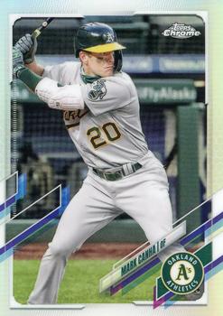 2021 Topps Chrome - Refractor #37 Mark Canha Front