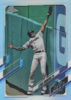2021 Topps Chrome - Refractor #42 Lewis Brinson Front