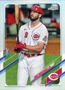 2021 Topps Chrome - Refractor #57 Mike Moustakas Front
