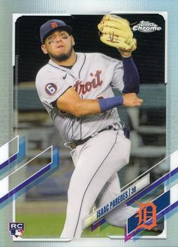 2021 Topps Chrome - Refractor #66 Isaac Paredes Front