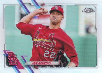 2021 Topps Chrome - Refractor #70 Jack Flaherty Front