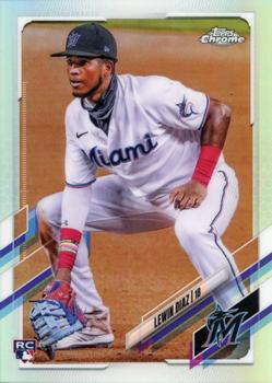 2021 Topps Chrome - Refractor #83 Lewin Diaz Front