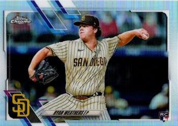 2021 Topps Chrome - Refractor #97 Ryan Weathers Front