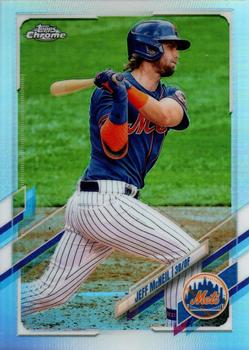 2021 Topps Chrome - Refractor #214 Jeff McNeil Front