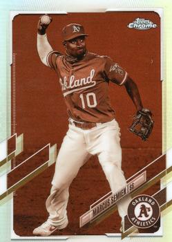 2021 Topps Chrome - Sepia Refractor #8 Marcus Semien Front