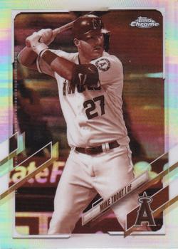 2021 Topps Chrome - Sepia Refractor #27 Mike Trout Front