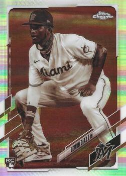 2021 Topps Chrome - Sepia Refractor #83 Lewin Diaz Front
