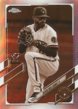 2021 Topps Chrome - Sepia Refractor #98 Devin Williams Front