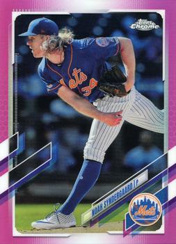 2021 Topps Chrome - Pink Refractor #35 Noah Syndergaard Front