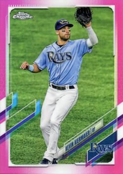 2021 Topps Chrome - Pink Refractor #38 Kevin Kiermaier Front