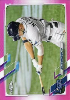 2021 Topps Chrome - Pink Refractor #45 Austin Meadows Front