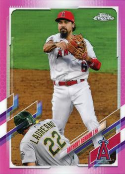 2021 Topps Chrome - Pink Refractor #58 Anthony Rendon Front