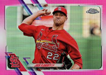 2021 Topps Chrome - Pink Refractor #70 Jack Flaherty Front