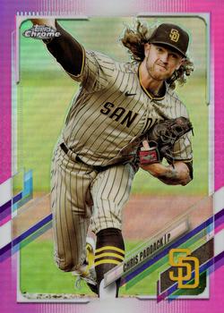2021 Topps Chrome - Pink Refractor #78 Chris Paddack Front