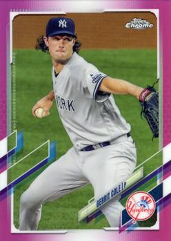 2021 Topps Chrome - Pink Refractor #80 Gerrit Cole Front