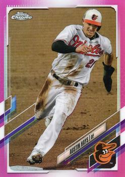 2021 Topps Chrome - Pink Refractor #143 Austin Hays Front