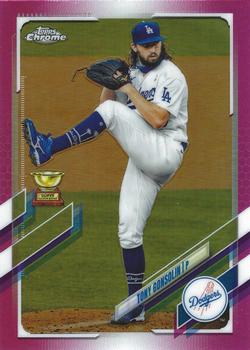 2021 Topps Chrome - Pink Refractor #183 Tony Gonsolin Front
