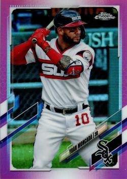 2021 Topps Chrome - Pink Refractor #186 Yoan Moncada Front