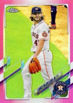 2021 Topps Chrome - Pink Refractor #209 Lance McCullers Jr. Front