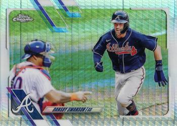2021 Topps Chrome - Prism Refractor #7 Dansby Swanson Front