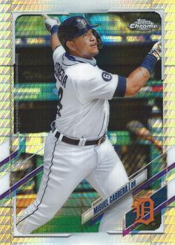 2021 Topps Chrome - Prism Refractor #10 Miguel Cabrera Front