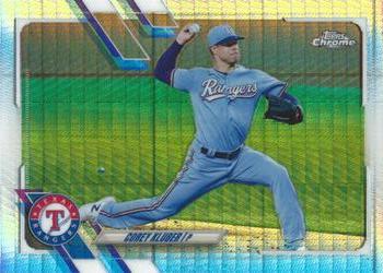 2021 Topps Chrome - Prism Refractor #34 Corey Kluber Front