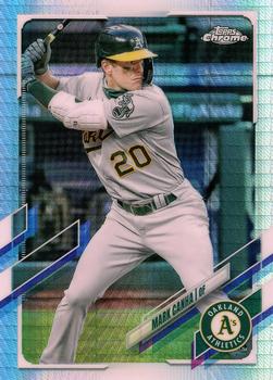 2021 Topps Chrome - Prism Refractor #37 Mark Canha Front
