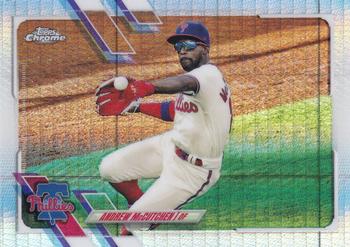 2021 Topps Chrome - Prism Refractor #44 Andrew McCutchen Front