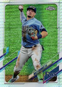 2021 Topps Chrome - Prism Refractor #75 Willy Adames Front