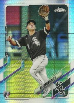 2021 Topps Chrome - Prism Refractor #79 Nick Madrigal Front