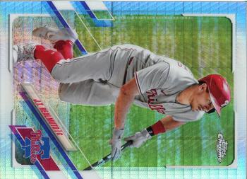 2021 Topps Chrome - Prism Refractor #82 J.T. Realmuto Front