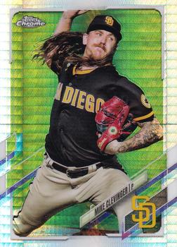 2021 Topps Chrome - Prism Refractor #130 Mike Clevinger Front