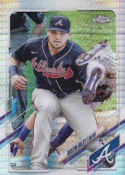 2021 Topps Chrome - Prism Refractor #194 Austin Riley Front
