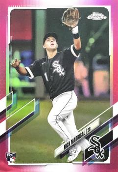 2021 Topps Chrome - Magenta Refractor #79 Nick Madrigal Front