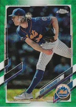 2021 Topps Chrome - Green Wave Refractor #35 Noah Syndergaard Front