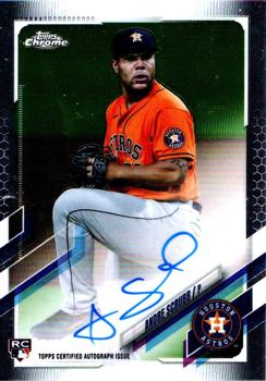 2021 Topps Chrome - Rookie Autographs #RA-AS Andre Scrubb Front