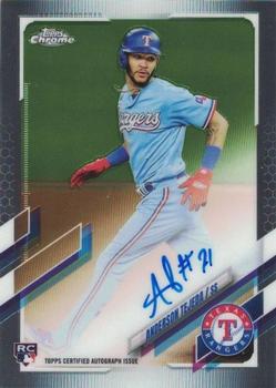 2021 Topps Chrome - Rookie Autographs #RA-AT Anderson Tejeda Front