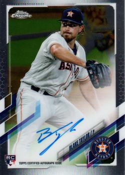 2021 Topps Chrome - Rookie Autographs #RA-BT Blake Taylor Front