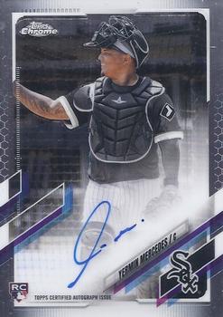 2021 Topps Chrome - Rookie Autographs #RA-YM Yermin Mercedes Front