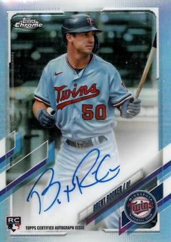 2021 Topps Chrome - Rookie Autographs Refractor #RA-BR Brent Rooker Front
