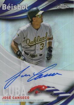 2021 Topps Chrome - Beisbol Autographs #BA-JC Jose Canseco Front