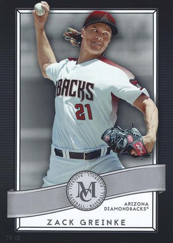 2016 Topps Museum Collection 5x7 #37 Zack Greinke Front